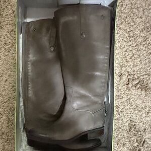 Sam Edelman Gray Combat & Moto Boots